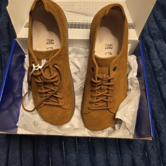 Women's Birkenstock Suede Sneakers - Picture 4 of 5